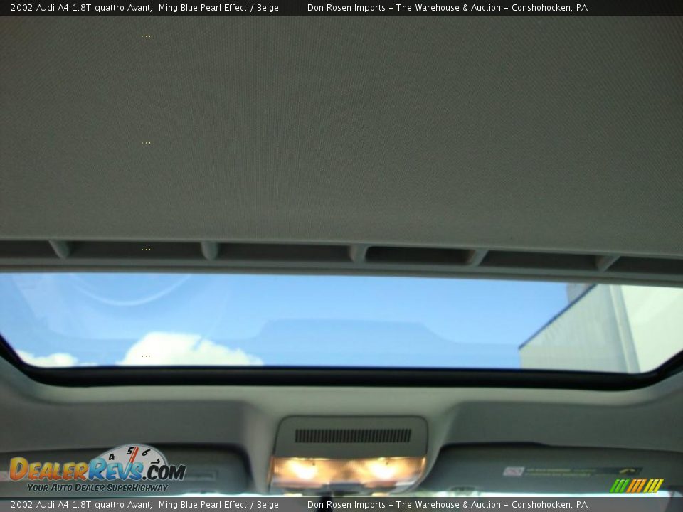 Sunroof of 2002 Audi A4 1.8T quattro Avant Photo #27