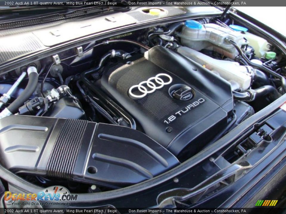 2002 Audi A4 1.8T quattro Avant 1.8L Turbocharged DOHC 20V 4 Cylinder Engine Photo #35