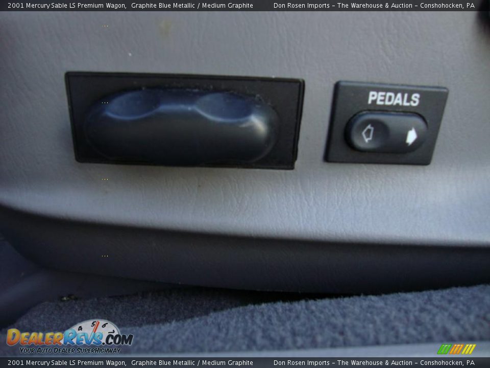 2001 Mercury Sable LS Premium Wagon Graphite Blue Metallic / Medium Graphite Photo #17