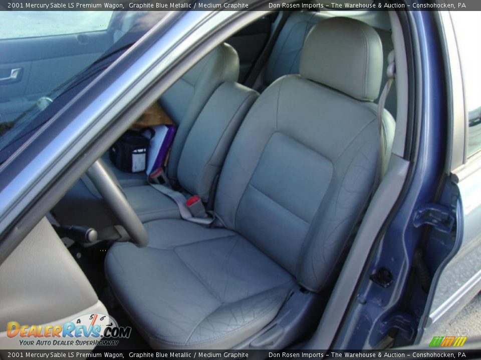 Medium Graphite Interior - 2001 Mercury Sable LS Premium Wagon Photo #18
