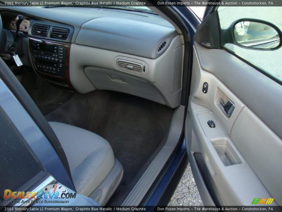 Medium Graphite Interior - 2001 Mercury Sable LS Premium Wagon Photo #19