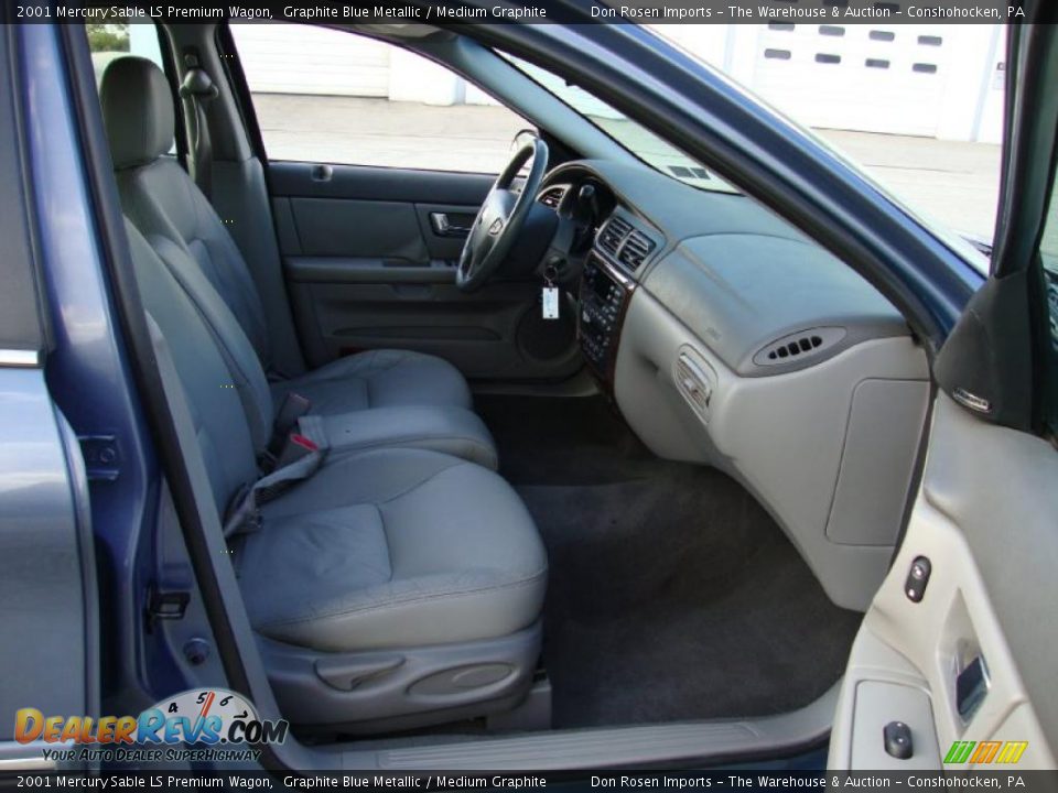 Medium Graphite Interior - 2001 Mercury Sable LS Premium Wagon Photo #21