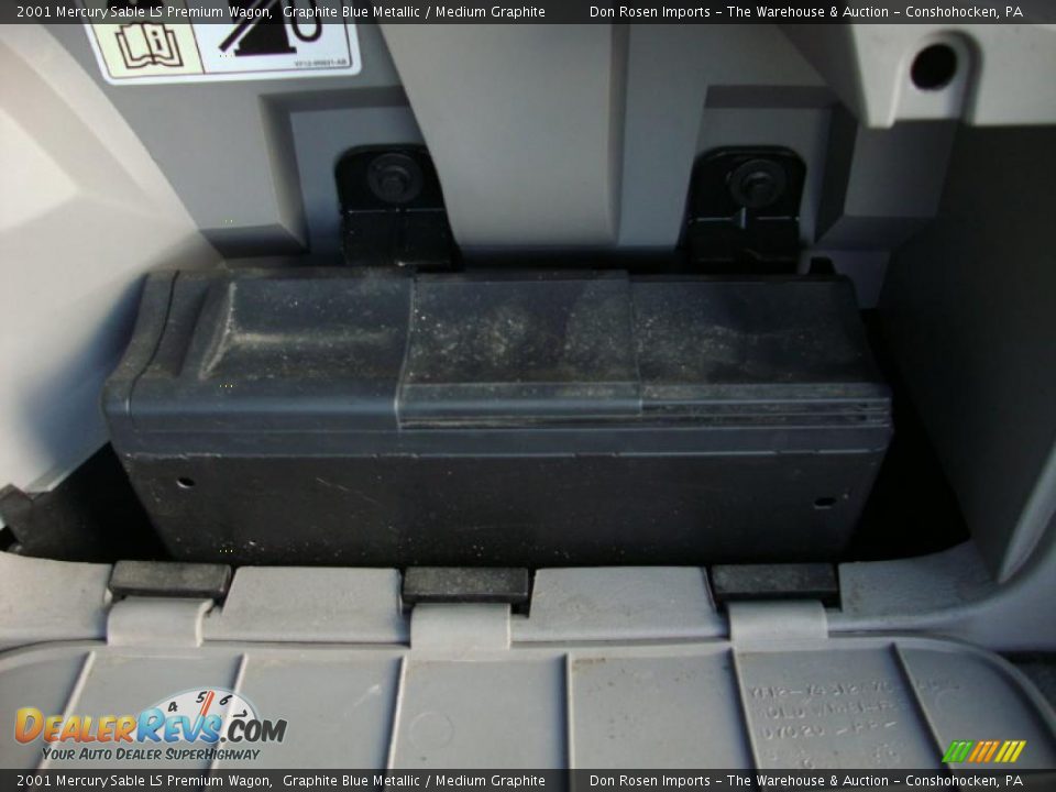 2001 Mercury Sable LS Premium Wagon Graphite Blue Metallic / Medium Graphite Photo #29