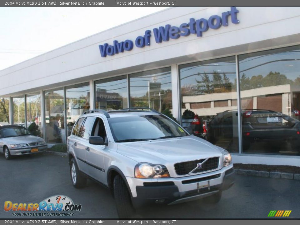 2004 Volvo XC90 2.5T AWD Silver Metallic / Graphite Photo #1