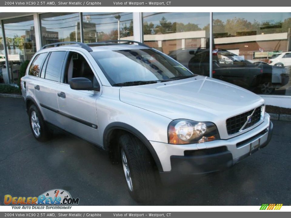 2004 Volvo XC90 2.5T AWD Silver Metallic / Graphite Photo #2