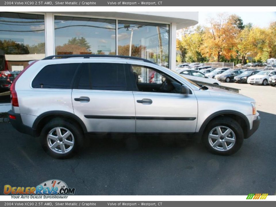 2004 Volvo XC90 2.5T AWD Silver Metallic / Graphite Photo #3