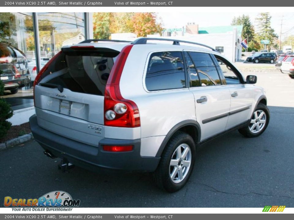 2004 Volvo XC90 2.5T AWD Silver Metallic / Graphite Photo #4