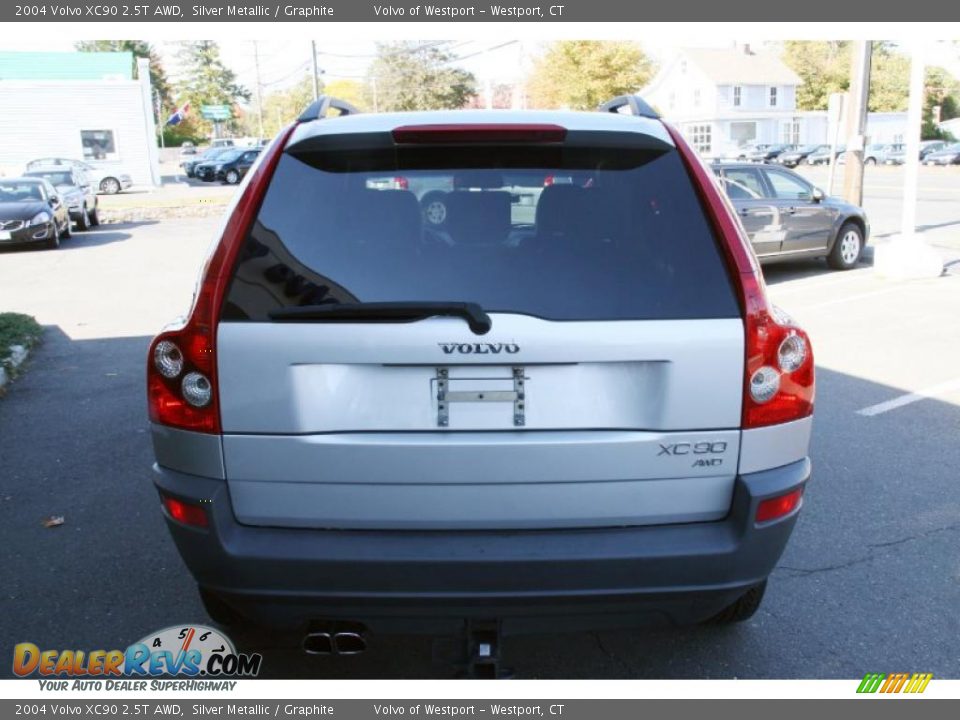 2004 Volvo XC90 2.5T AWD Silver Metallic / Graphite Photo #6