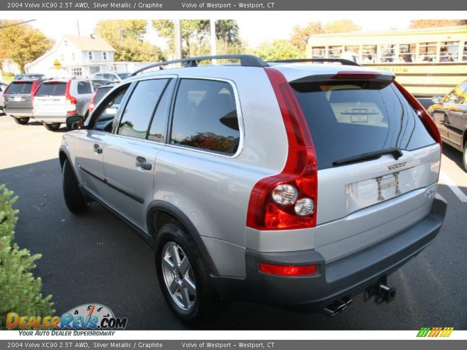 2004 Volvo XC90 2.5T AWD Silver Metallic / Graphite Photo #9