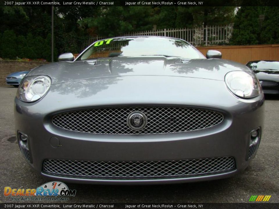 2007 Jaguar XK XKR Convertible Lunar Grey Metallic / Charcoal Photo #3