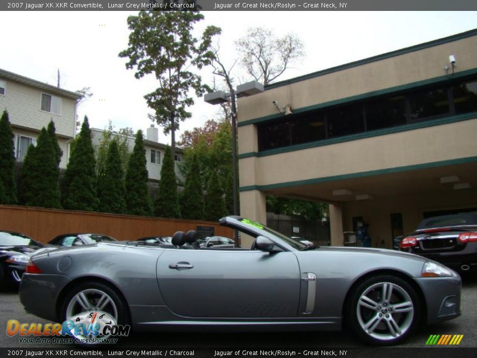 2007 Jaguar XK XKR Convertible Lunar Grey Metallic / Charcoal Photo #5