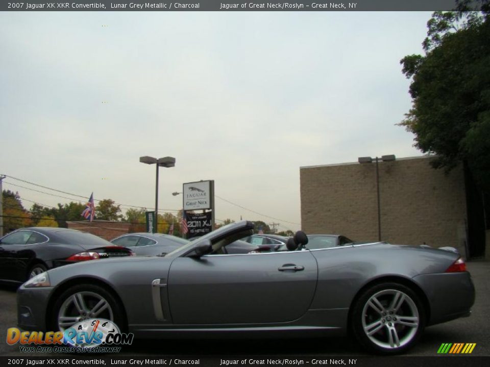 2007 Jaguar XK XKR Convertible Lunar Grey Metallic / Charcoal Photo #9