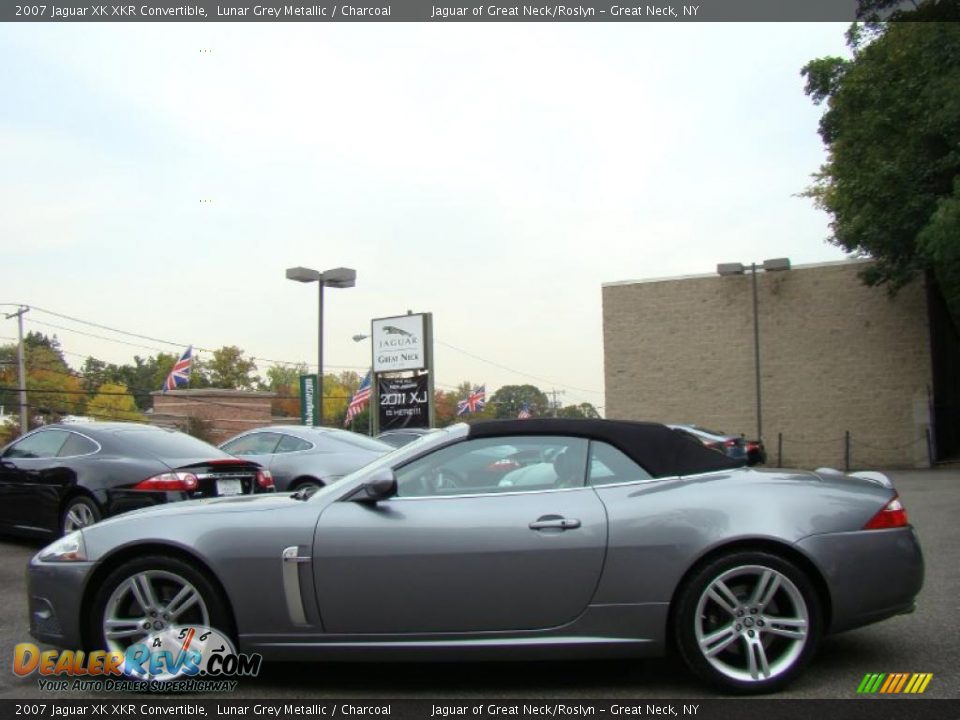 2007 Jaguar XK XKR Convertible Lunar Grey Metallic / Charcoal Photo #26