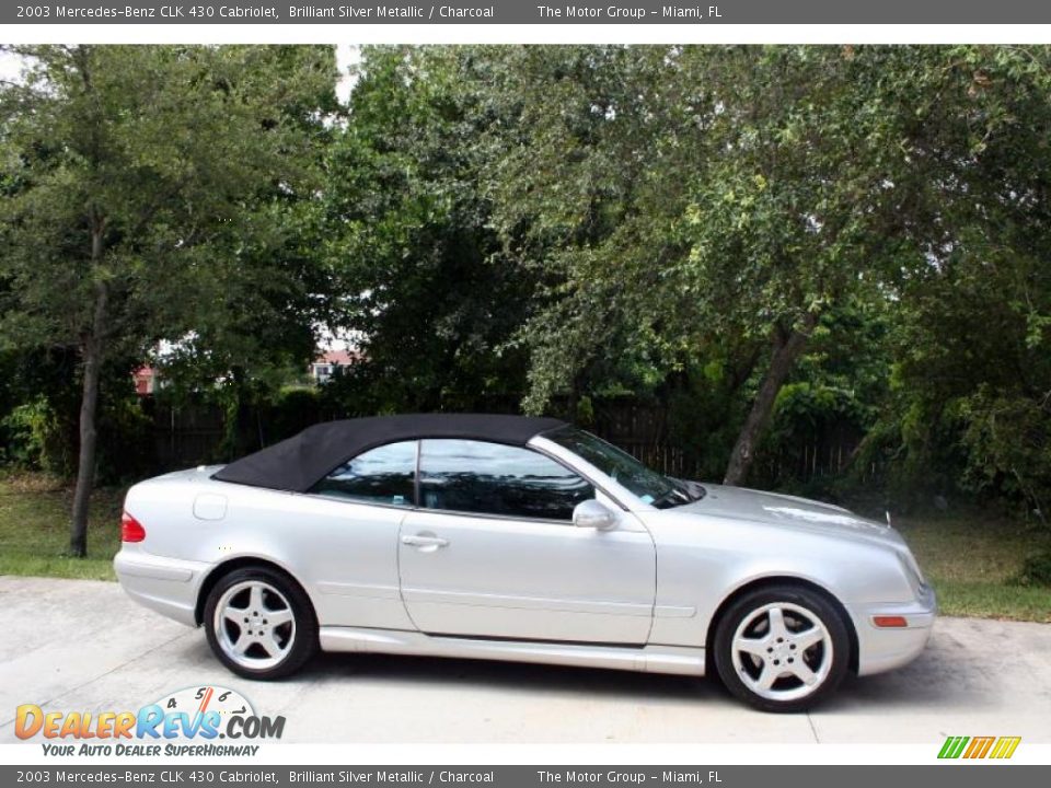 2003 MercedesBenz CLK 430 Cabriolet Brilliant Silver Metallic