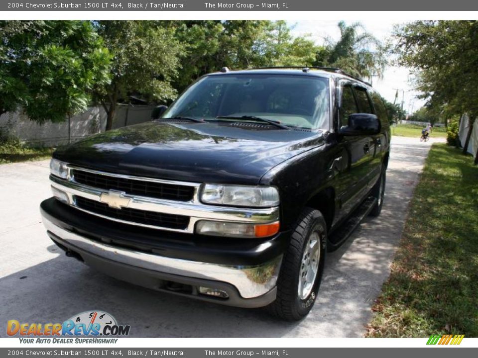 2004 Chevrolet Suburban 1500 LT 4x4 Black / Tan/Neutral Photo #18