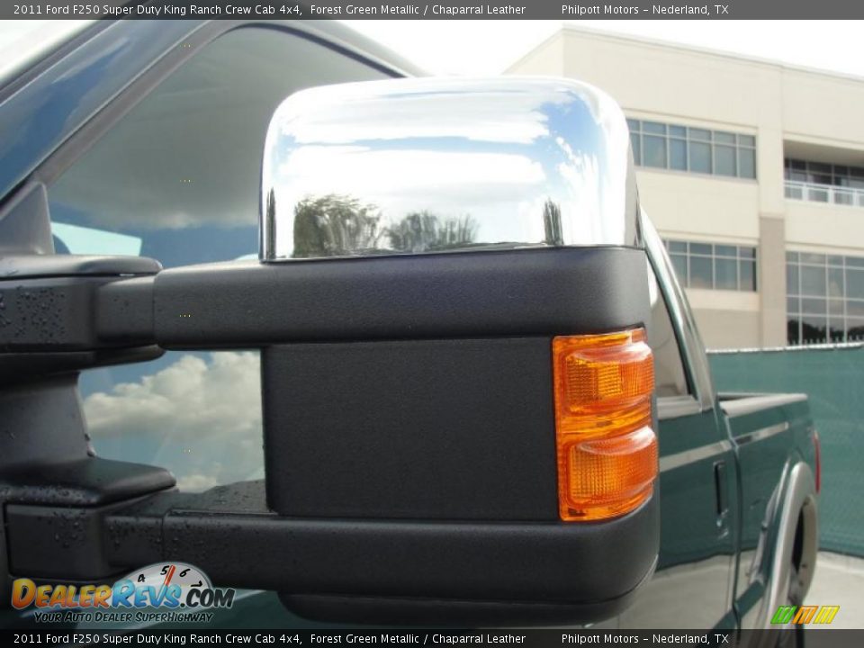 2011 Ford F250 Super Duty King Ranch Crew Cab 4x4 Forest Green Metallic / Chaparral Leather Photo #14