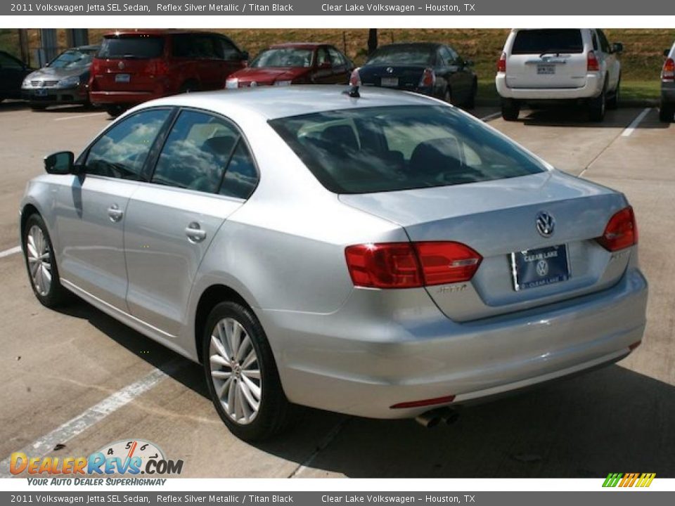 2011 Volkswagen Jetta SEL Sedan Reflex Silver Metallic / Titan Black Photo #2