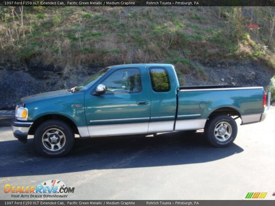 1997 Ford F150 Xlt Extended Cab Pacific Green Metallic Medium