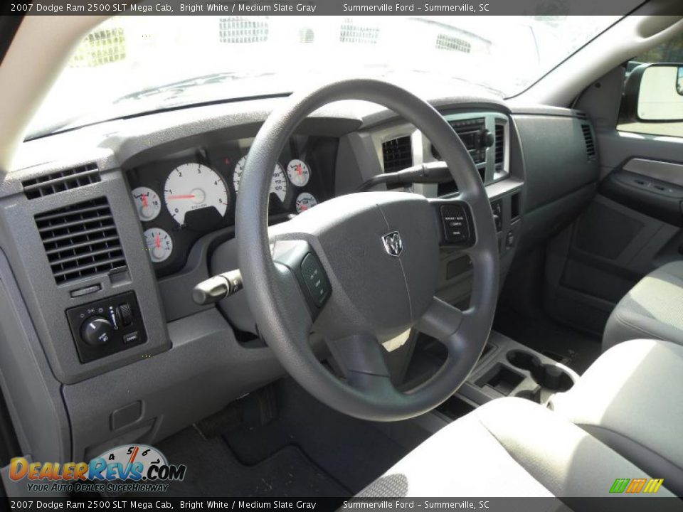 Dashboard of 2007 Dodge Ram 2500 SLT Mega Cab Photo #3