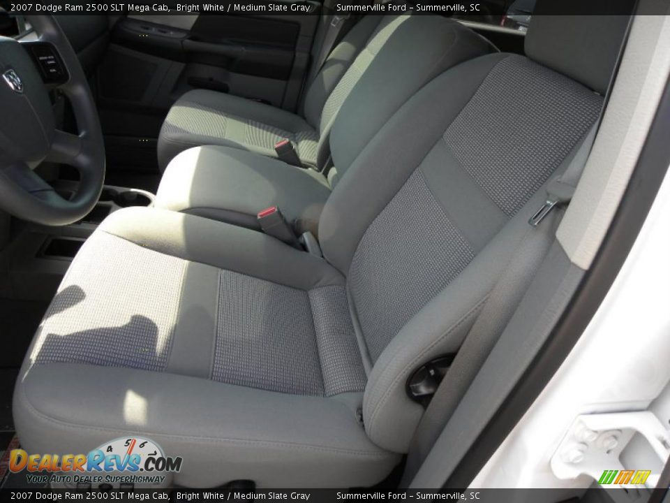 2007 Dodge Ram 2500 SLT Mega Cab Bright White / Medium Slate Gray Photo #4
