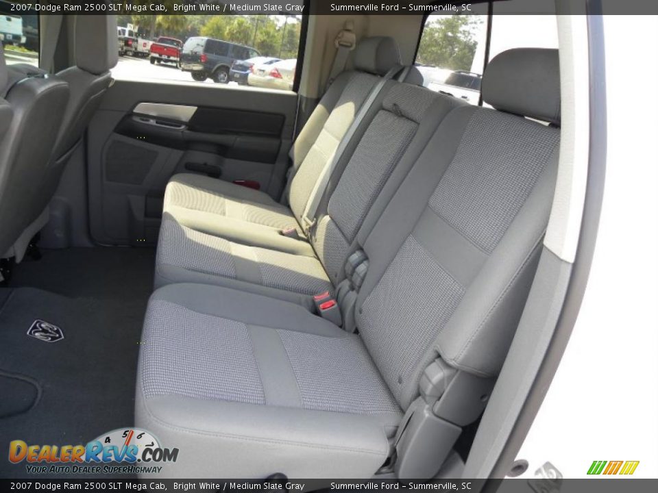 2007 Dodge Ram 2500 SLT Mega Cab Bright White / Medium Slate Gray Photo #6