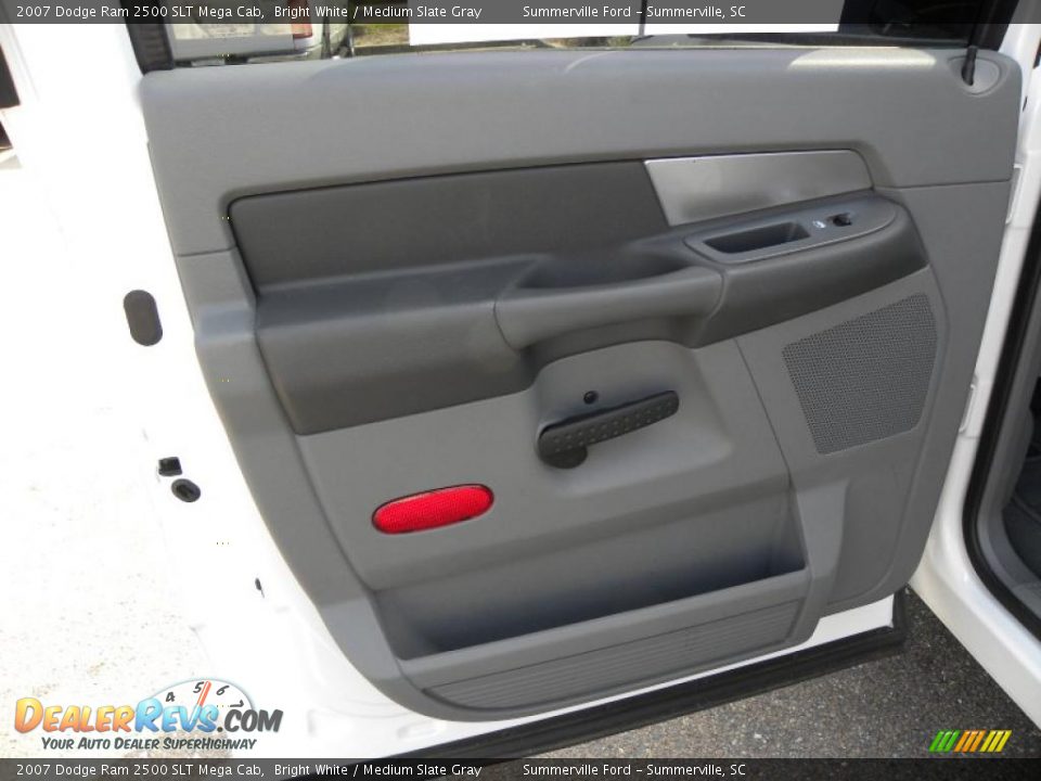 2007 Dodge Ram 2500 SLT Mega Cab Bright White / Medium Slate Gray Photo #7