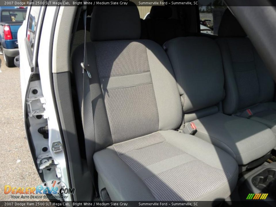 2007 Dodge Ram 2500 SLT Mega Cab Bright White / Medium Slate Gray Photo #8