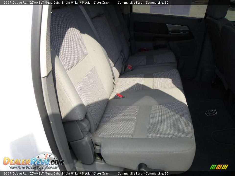2007 Dodge Ram 2500 SLT Mega Cab Bright White / Medium Slate Gray Photo #10