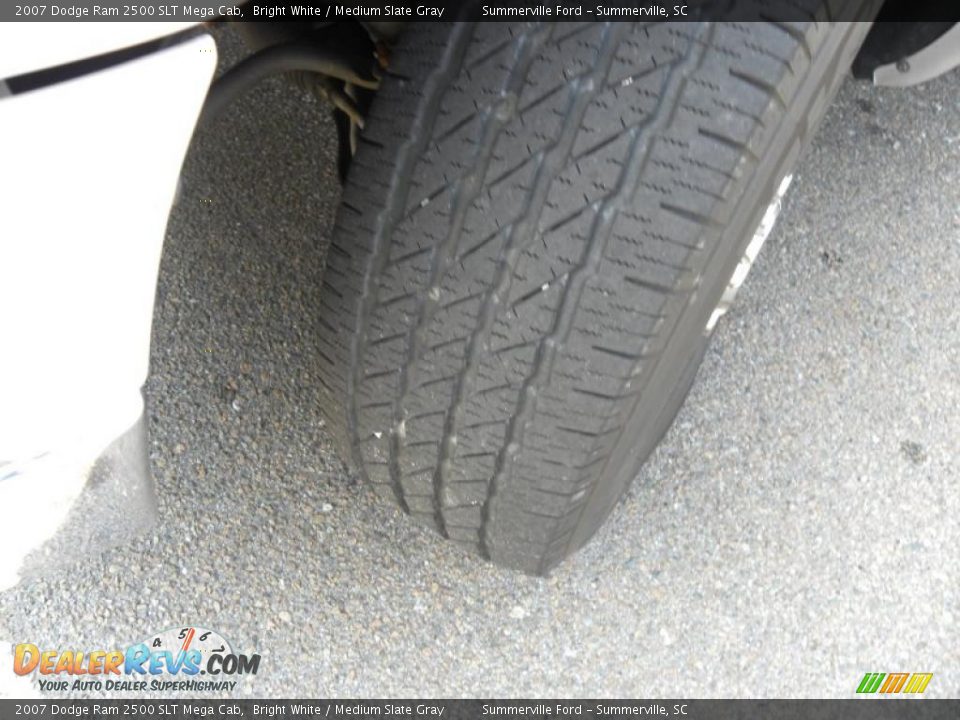 2007 Dodge Ram 2500 SLT Mega Cab Bright White / Medium Slate Gray Photo #18