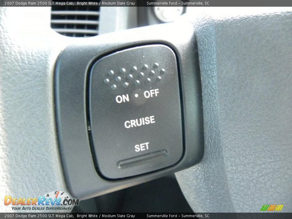 2007 Dodge Ram 2500 SLT Mega Cab Bright White / Medium Slate Gray Photo #21