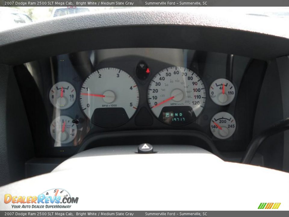 2007 Dodge Ram 2500 SLT Mega Cab Bright White / Medium Slate Gray Photo #22
