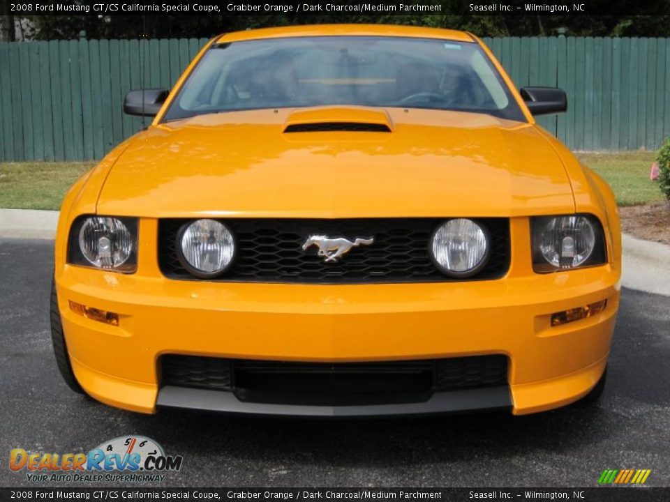 2008 Ford Mustang GT/CS California Special Coupe Grabber Orange / Dark Charcoal/Medium Parchment Photo #2