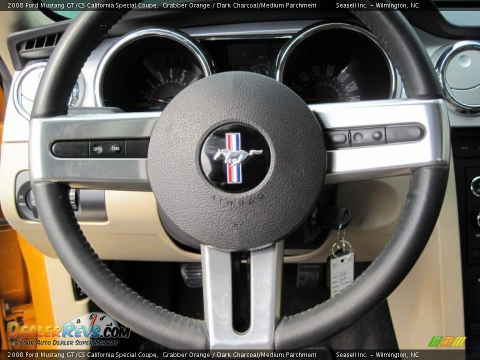 2008 Ford Mustang GT/CS California Special Coupe Steering Wheel Photo #19