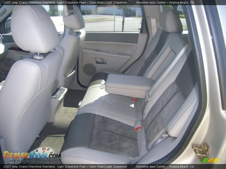 Dark Khaki Light Graystone Interior 2007 Jeep Grand