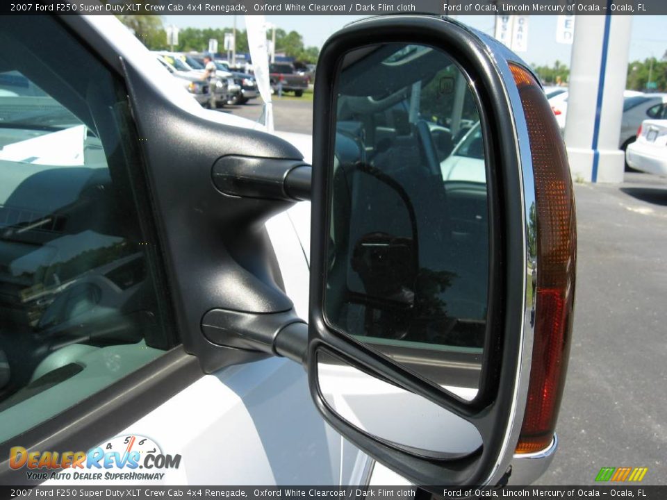 2007 Ford F250 Super Duty XLT Crew Cab 4x4 Renegade Oxford White Clearcoat / Dark Flint cloth Photo #19