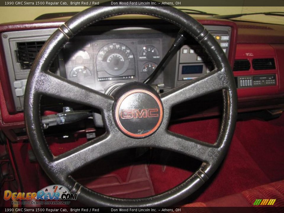 1990 GMC Sierra 1500 Regular Cab Steering Wheel Photo #7