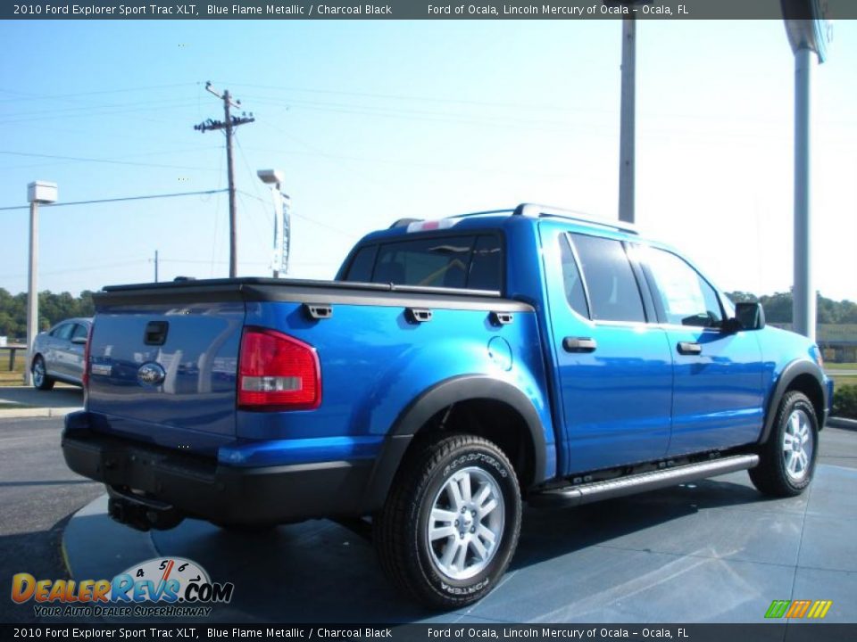 Blue Flame Metallic 2010 Ford Explorer Sport Trac XLT Photo #3