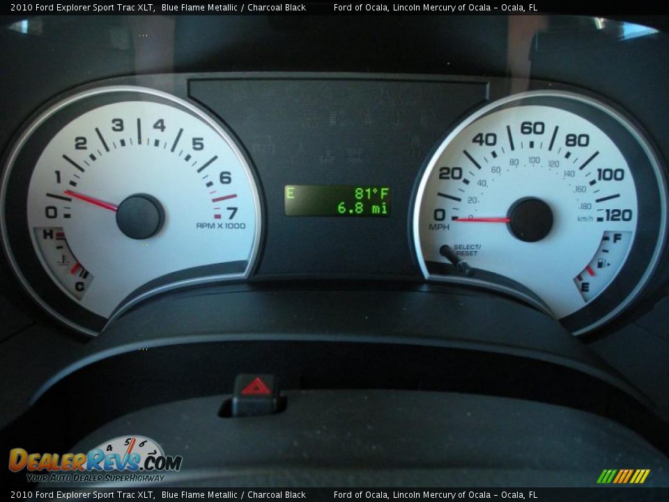 2010 Ford Explorer Sport Trac XLT Gauges Photo #8