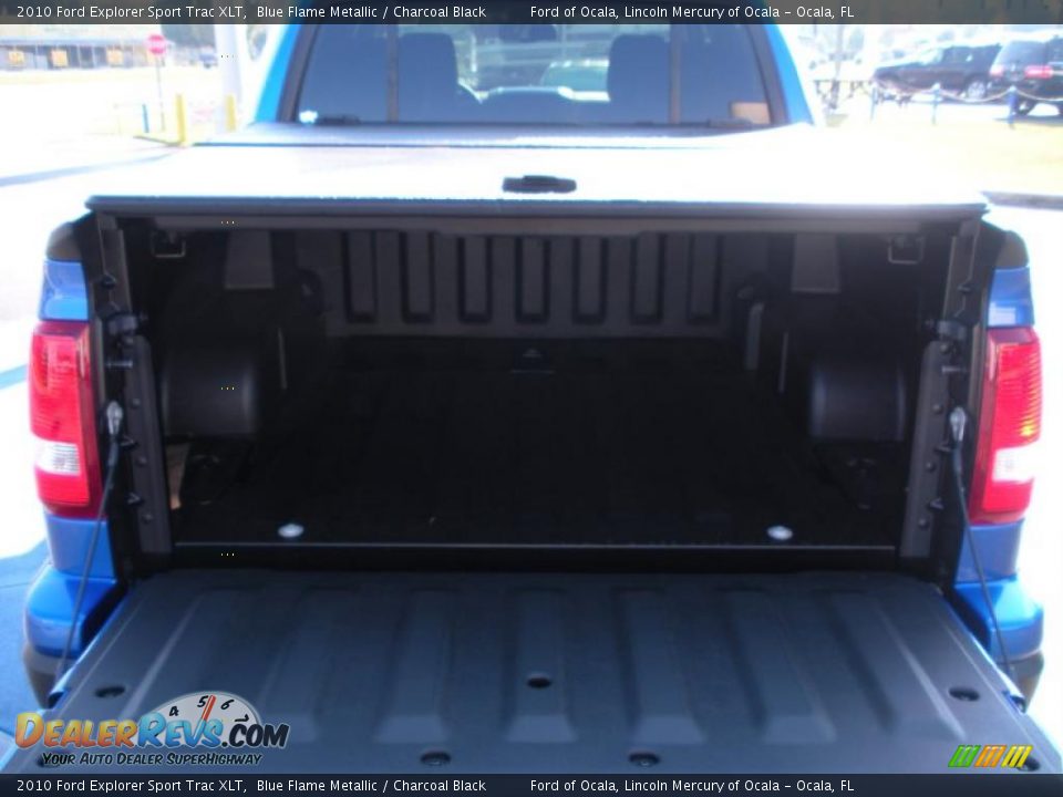 2010 Ford Explorer Sport Trac XLT Blue Flame Metallic / Charcoal Black Photo #10