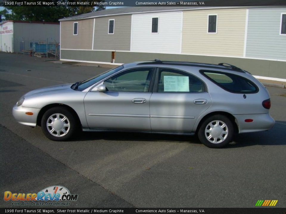1998 Ford Taurus SE Wagon Silver Frost Metallic / Medium Graphite Photo #5