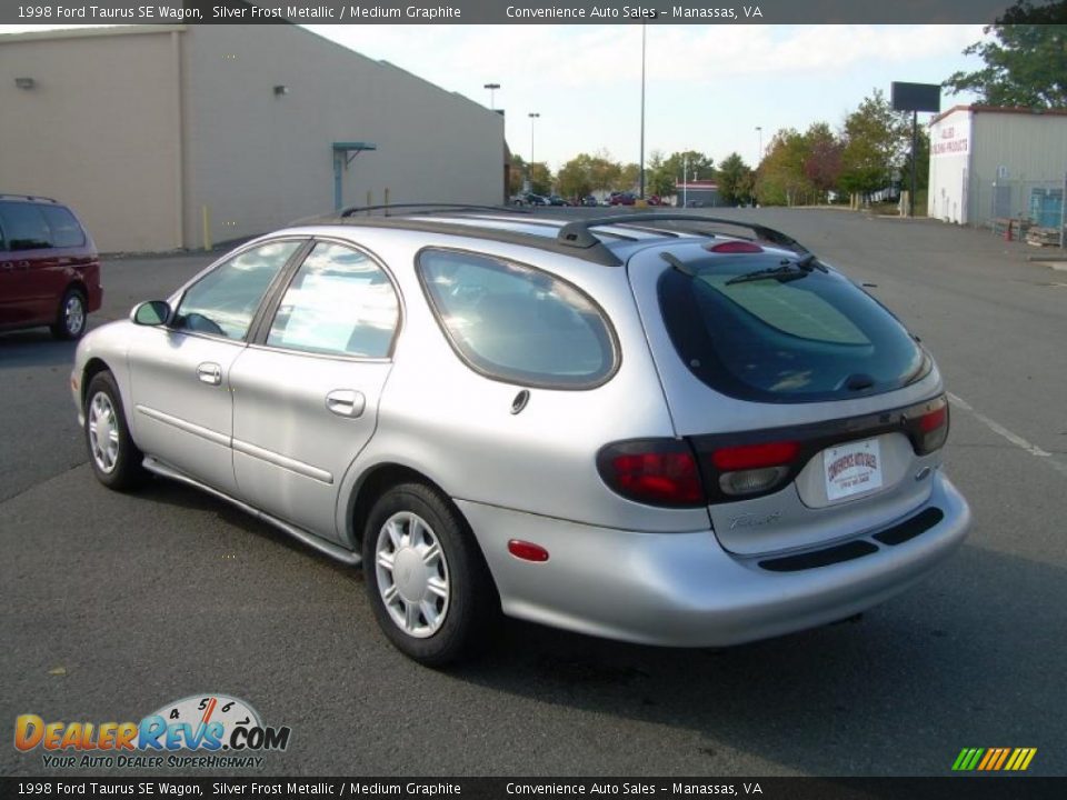 1998 Ford Taurus SE Wagon Silver Frost Metallic / Medium Graphite Photo #6