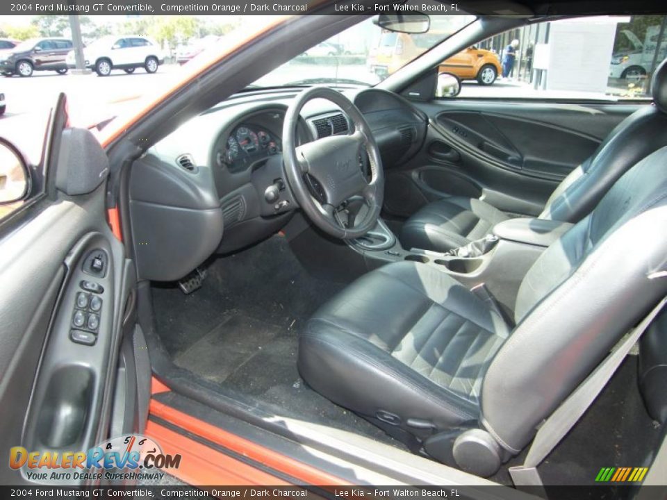 Dark Charcoal Interior - 2004 Ford Mustang GT Convertible Photo #13