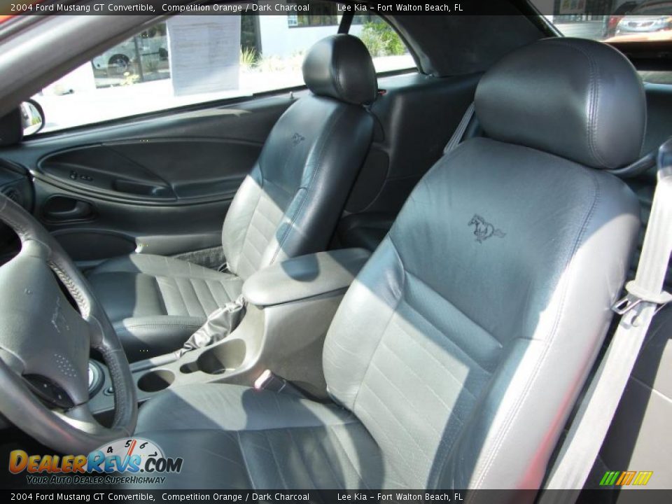 Dark Charcoal Interior - 2004 Ford Mustang GT Convertible Photo #14