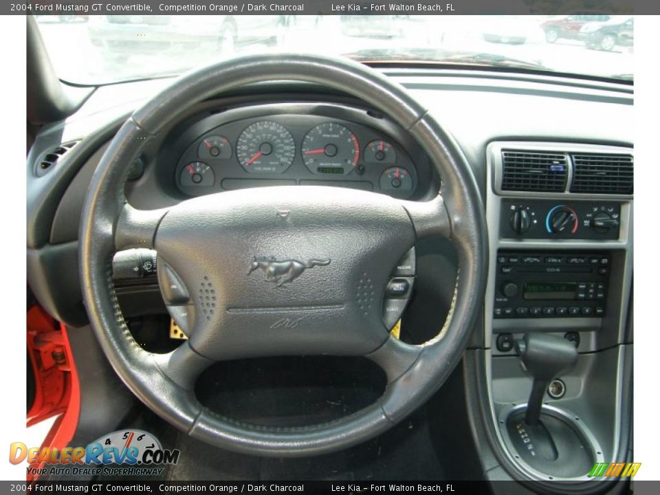 2004 Ford Mustang GT Convertible Steering Wheel Photo #17