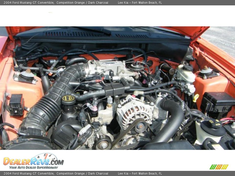 2004 Ford Mustang GT Convertible 4.6 Liter SOHC 16-Valve V8 Engine Photo #23