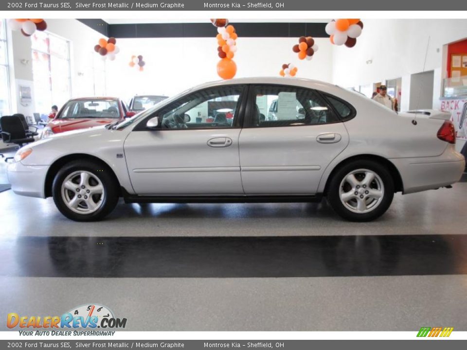 2002 Ford Taurus SES Silver Frost Metallic / Medium Graphite Photo #3