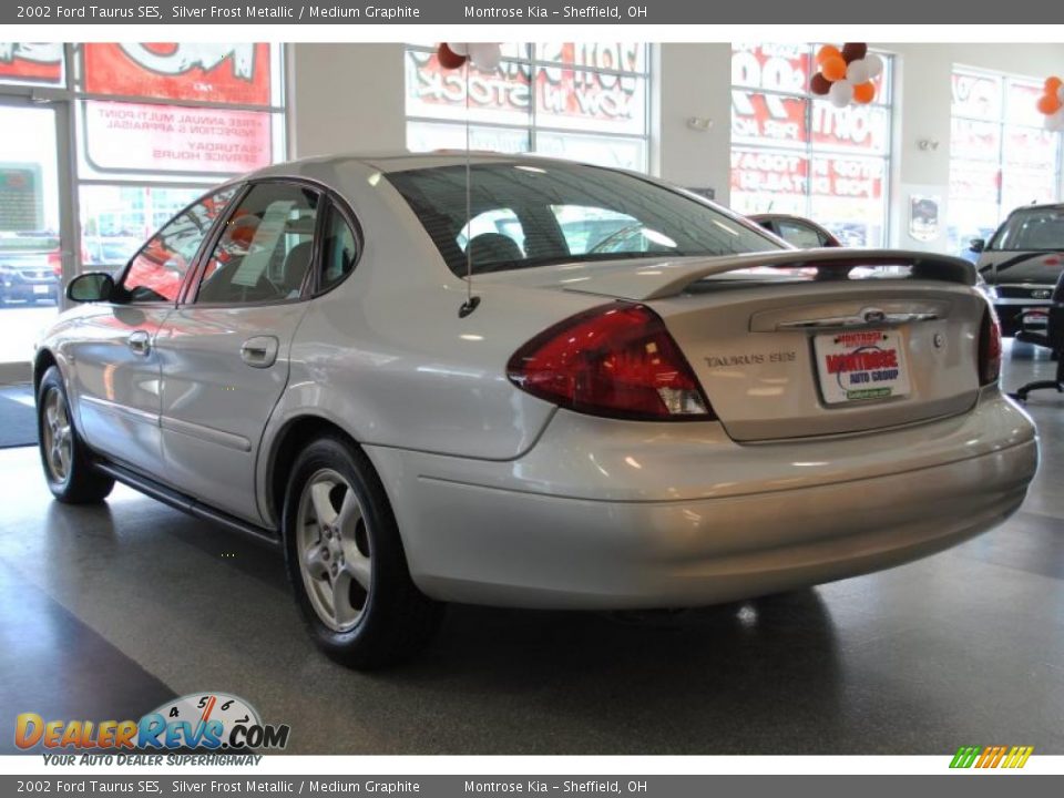 2002 Ford Taurus SES Silver Frost Metallic / Medium Graphite Photo #4