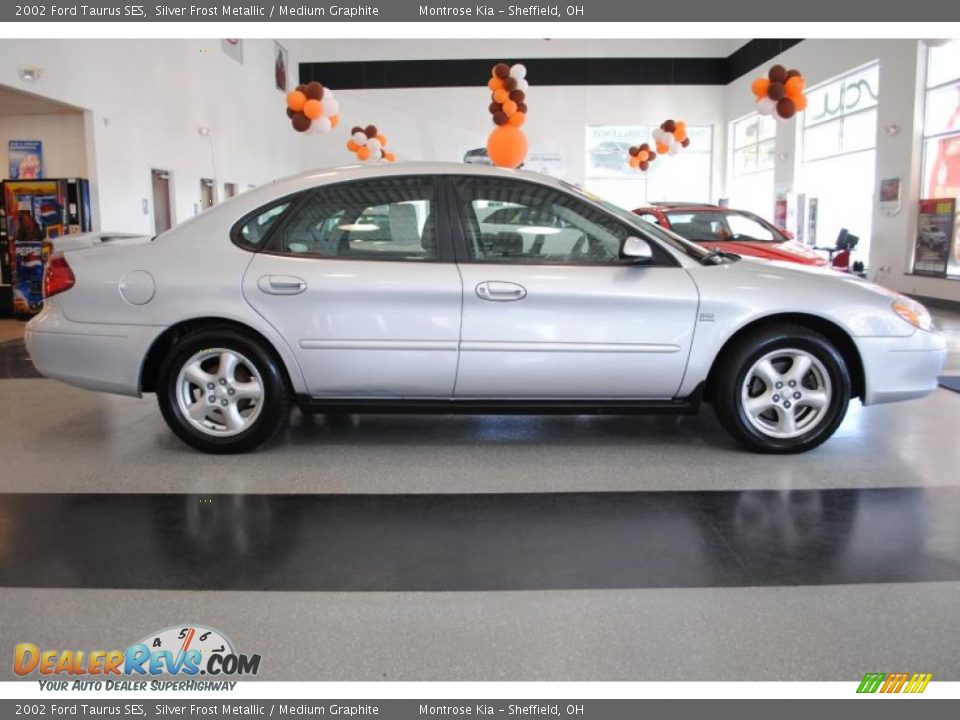 2002 Ford Taurus SES Silver Frost Metallic / Medium Graphite Photo #8