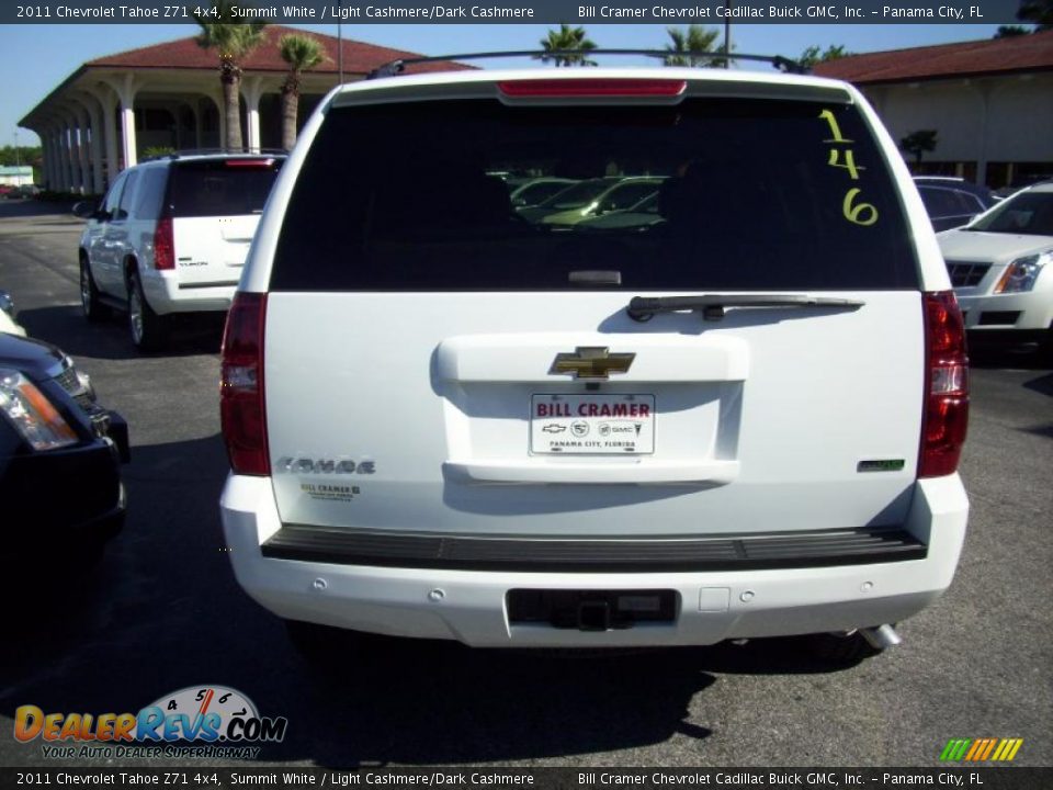 2011 Chevrolet Tahoe Z71 4x4 Summit White / Light Cashmere/Dark Cashmere Photo #3