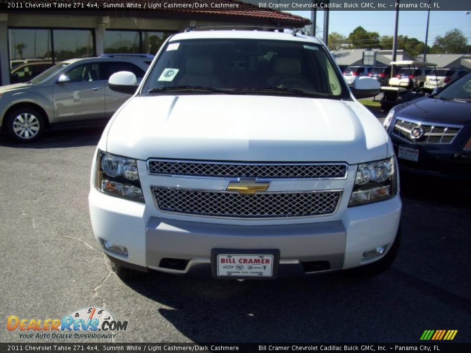 2011 Chevrolet Tahoe Z71 4x4 Summit White / Light Cashmere/Dark Cashmere Photo #10